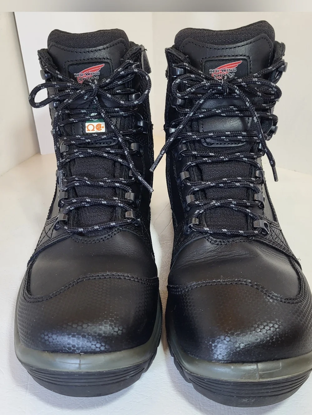 Red Wing Tradesman Work BOOTS Mens Sz 11 EE Black Leather Safety Toe Waterproof